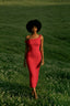 Bardot Rolled Hem Party Dress