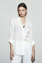 Pure Linen UV Protection Blouse