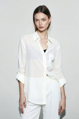 Pure Linen UV Protection Blouse