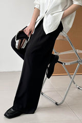 High Waist Draped Vintage Loose Tailored Pants