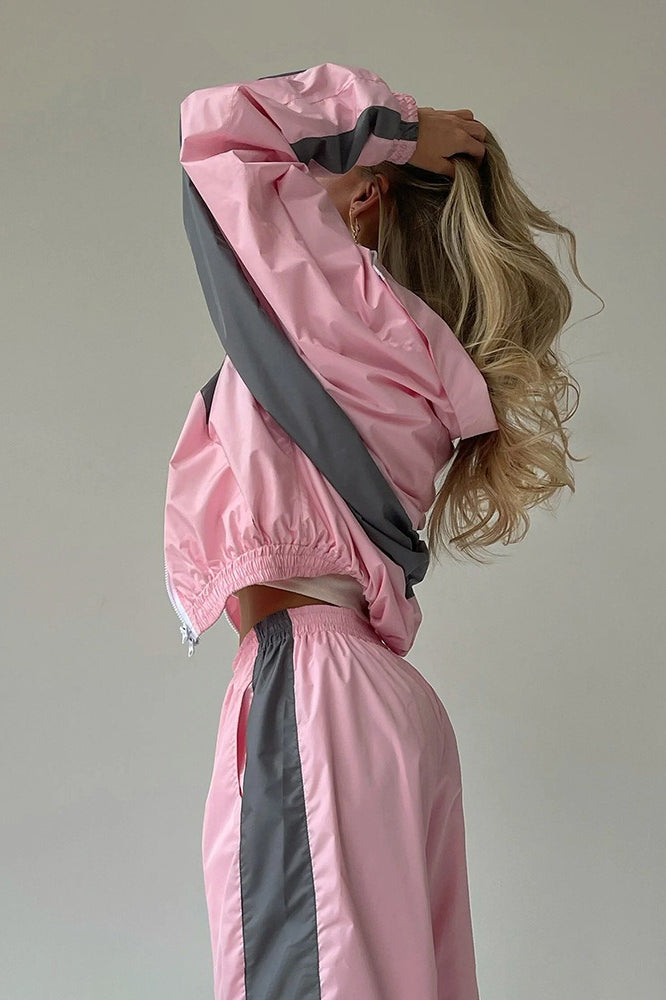 Raglan Sleeve Pullover Sweatpants Activewear Set Secondary image