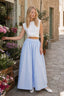 Cotton A-Line Skirt With Pockets