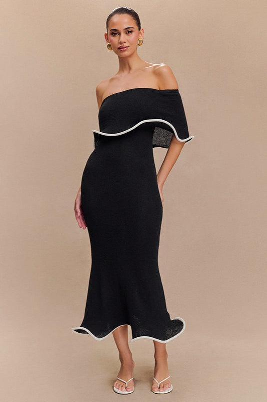 Ruffle Hem Colorblock Birthday Dress Secondary image