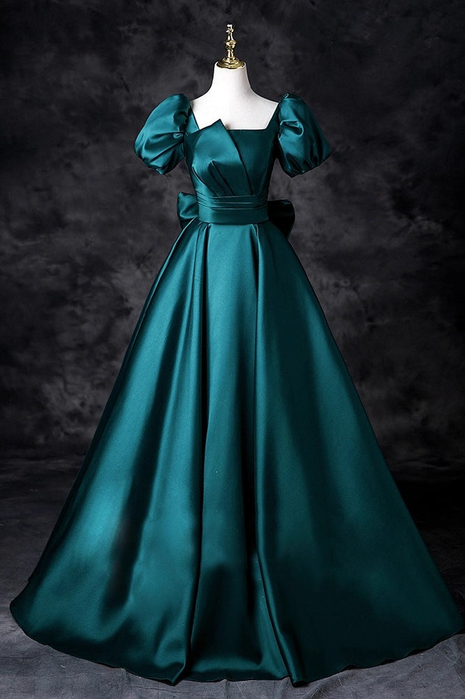 Satin Evening Gown Prom Dress Main image