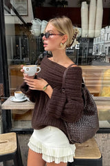 Vintage Inspired Low Waist Pleated Skirt