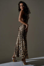 Slit Bodycon Slip Dress