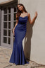 Flirty Satin Backless Party Dress
