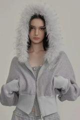 Casual Zippered Harajuku Hoodie