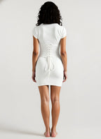 Bustier Waistband Mini Slim Bodycon Dress