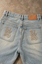 Fashion Personality Embroidery Patch Shorts