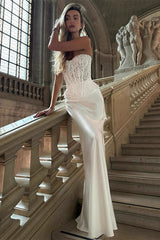 Satin High Waist Maxi Skirt