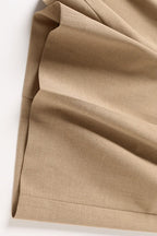 Loose Fit Straight Tailored Casual Shorts