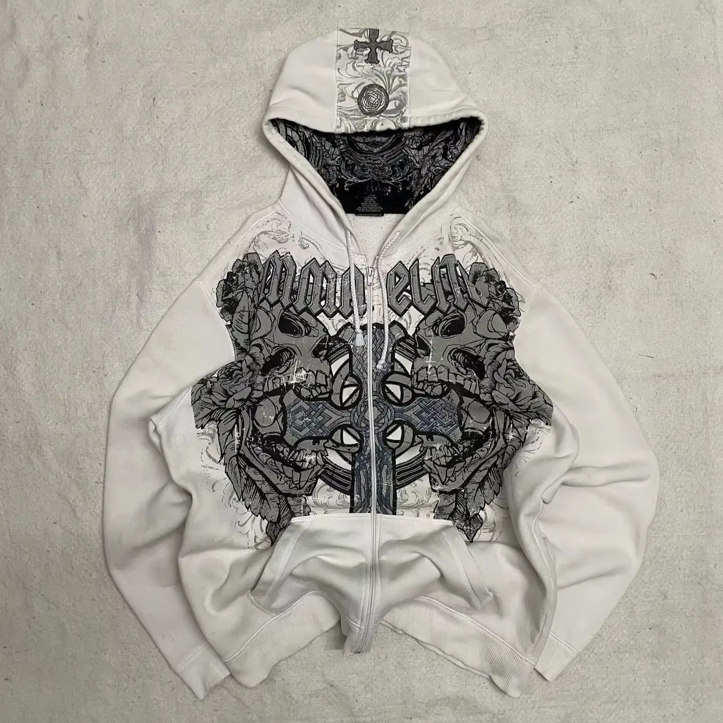 Gothic Streetwear Loose Hoodie Secondary image