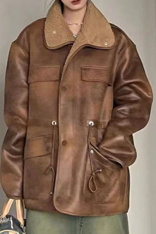 Thickened Stand Collar Quilted Coat Main image