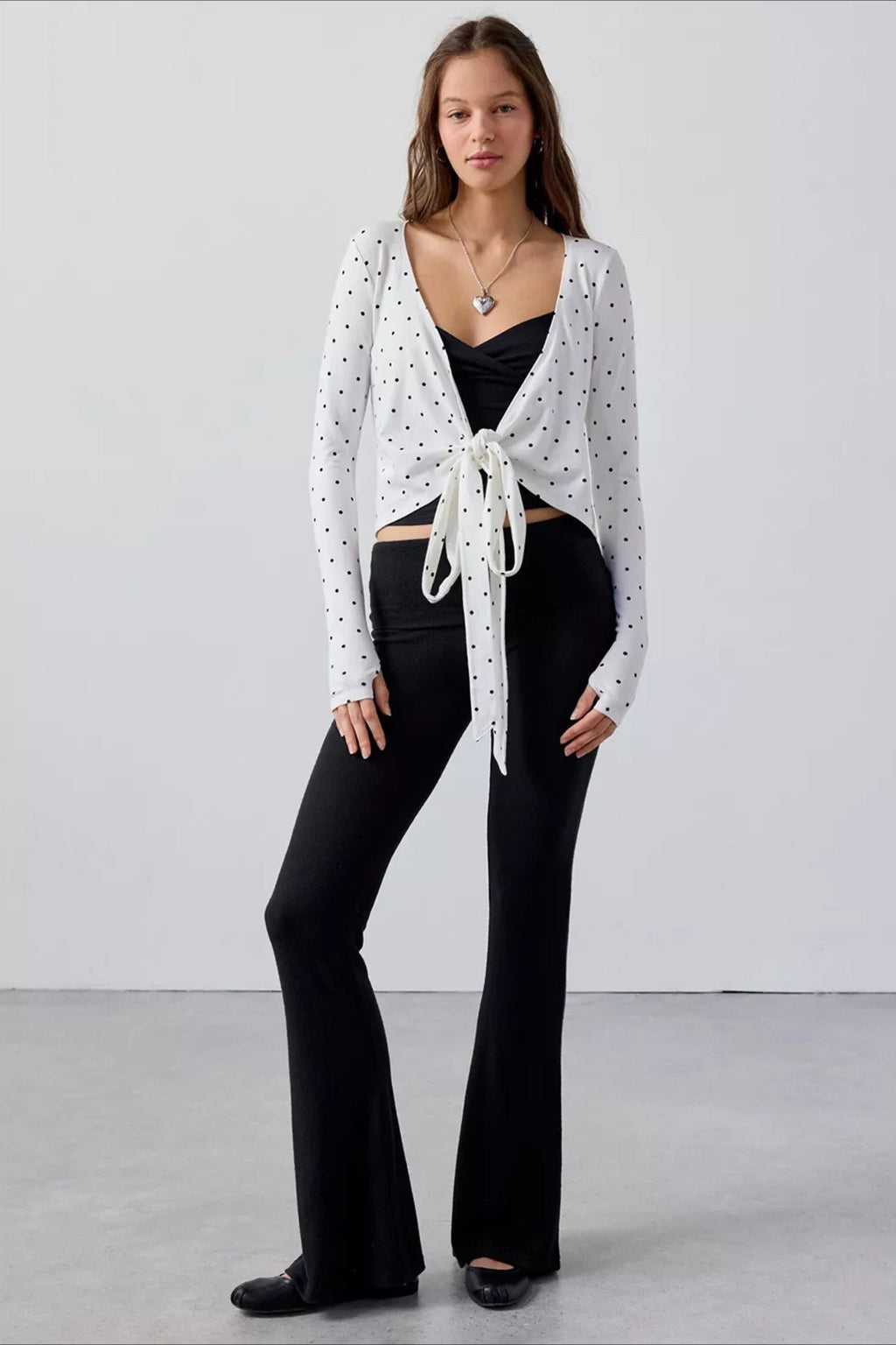 Crisscross V-Neck Ribbed Cami Top