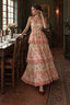 Fashion Tiered Spaghetti Strap Tassel Cutout Waist Embroidered Maxi Dress