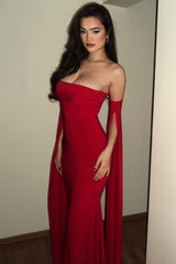 Extra Long Sleeve Strapless Birthday Dress