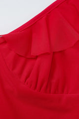 Mesh Panel Bodycon Slip Dress