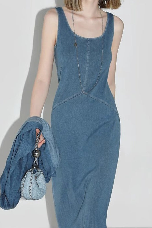 Vintage Overall Denim Dress Main image