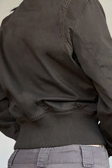 Retro Notch Collar Belted Jacket