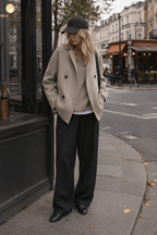 Oversized Charming Button-Down Jacket