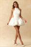 High Waist Bubble Mini Dress
