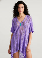 Crochet Poncho Beach Cover Up