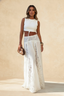 Boho Lace Patchwork Maxi Skirt