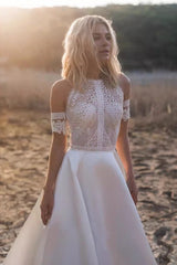 Lace Mermaid Fit Flare Wedding Dress
