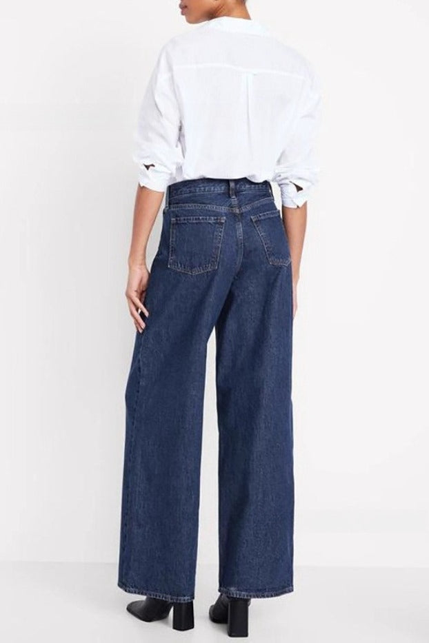 Classic Wide Leg Denim Jeans Secondary image