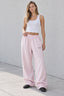 Elastic Waist Loose Fit Casual Pants