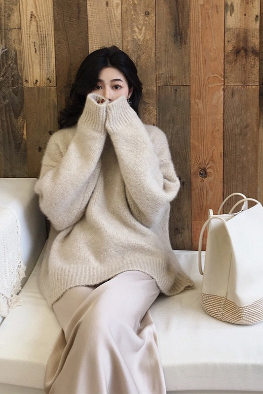 Loose Fit Vintage Style Sweater