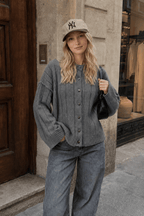 Soft Rib Relaxed Cardigan