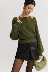 Chic Layered Style Knit Sweater