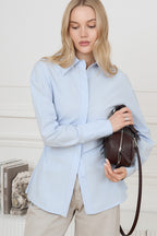Slim Fit Ruched Waist Blouse