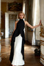 Victoria Layered Stylish Halter Gown Set
