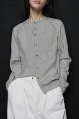 Relaxed Fit Striped Knit Top