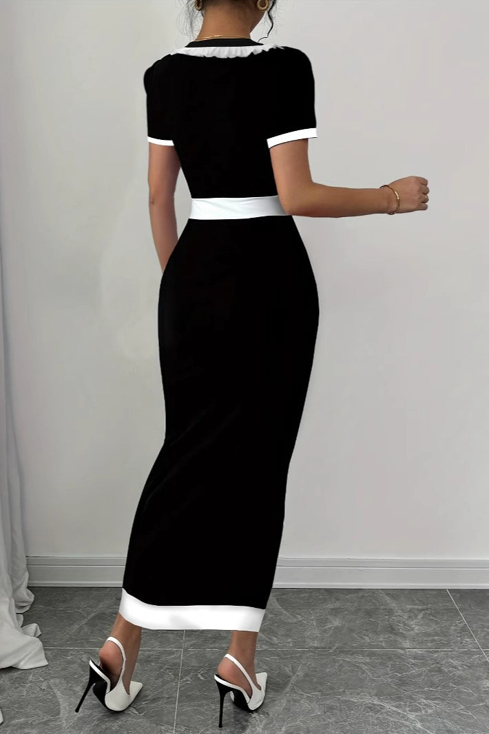 Sleeveless Fitted Waist Work Dress Secondary image