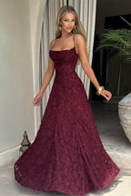 Backless Chiffon Maxi Dress