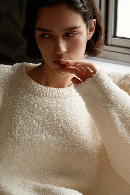 Sherpa Fleece Loungewear Pajama Set Secondary image