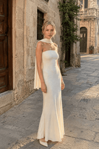 Sexy Strapless Mermaid Maxi Dress