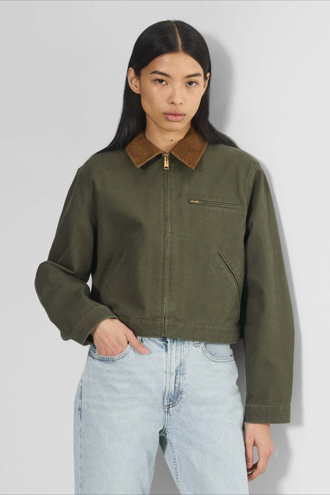 American Vintage Utility Cropped Coat Main image