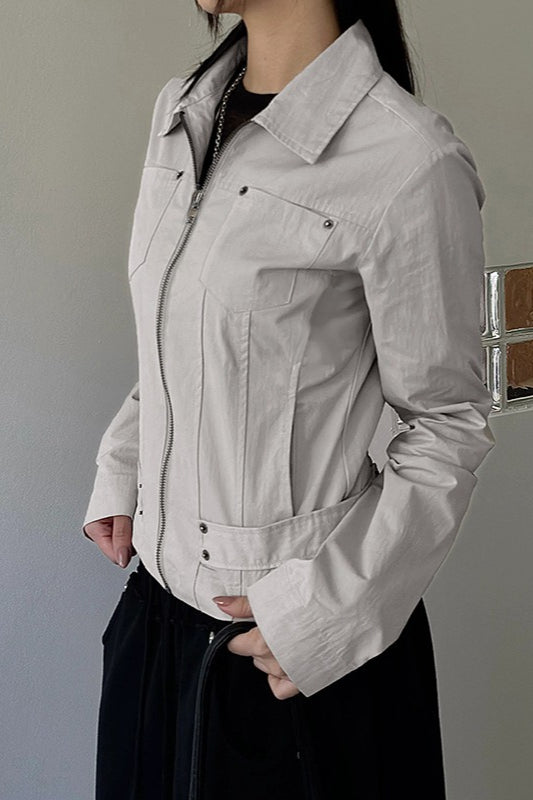 Minimalist Cargo Lapel Jacket Secondary image