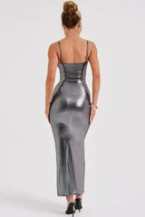 Sultry Fitted Slip Dress