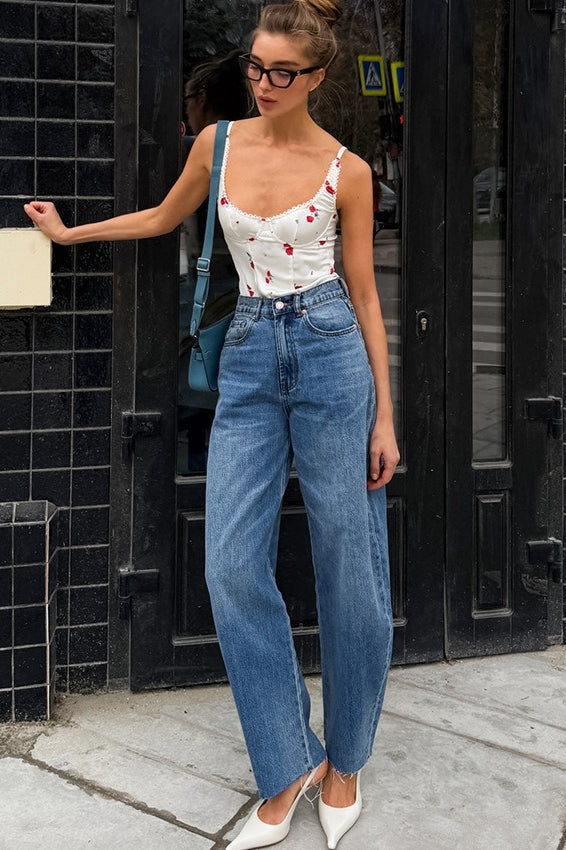 Floral Print Ruched Cami Top Secondary image