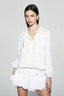 Ruffle Hem Loose Fit Lace Vacation Dress