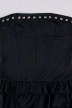 Tiered Strapless Puff Birthday Dress
