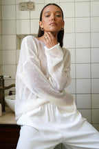 Lightweight Hollow Knit Sweater