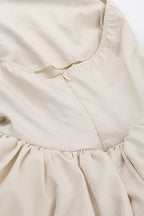 Halter Low-Back Puff Mini Party Dress