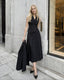 Elegant Spliced Tunic Skirt Two Piece Set